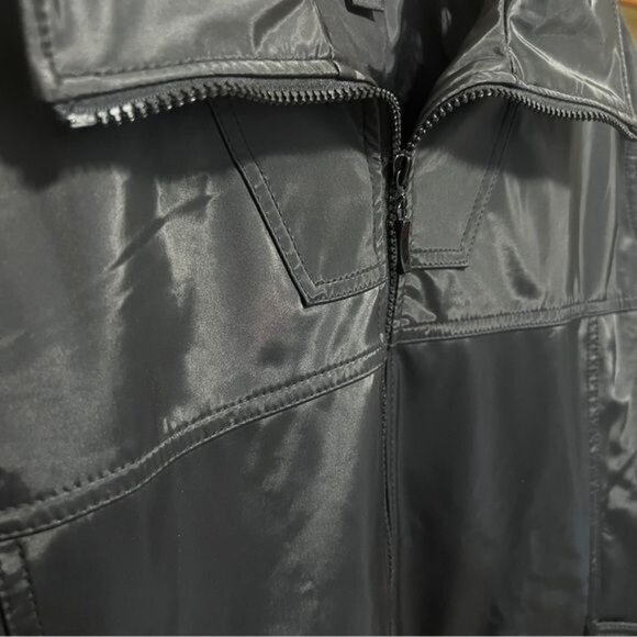 Outbrook Black Waterproof Jacket Adjustable Waist & Multiple Pockets Womens Sz L - Picture 5 of 12